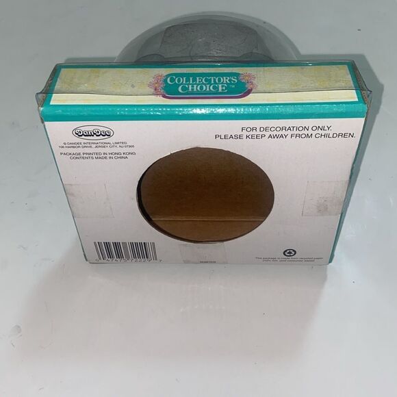 VTG, Rare Dan Dee Collectors Choice Cut Sew Button Easter Duck Figurine In Box - Picture 7 of 13